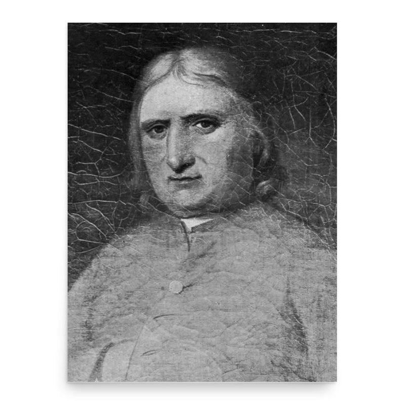 George Fox poster print, in size 18x24 inches.