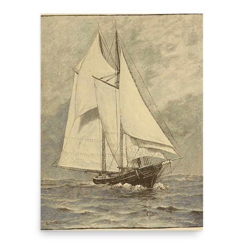 George Savary Wasson poster print, in size 18x24 inches.