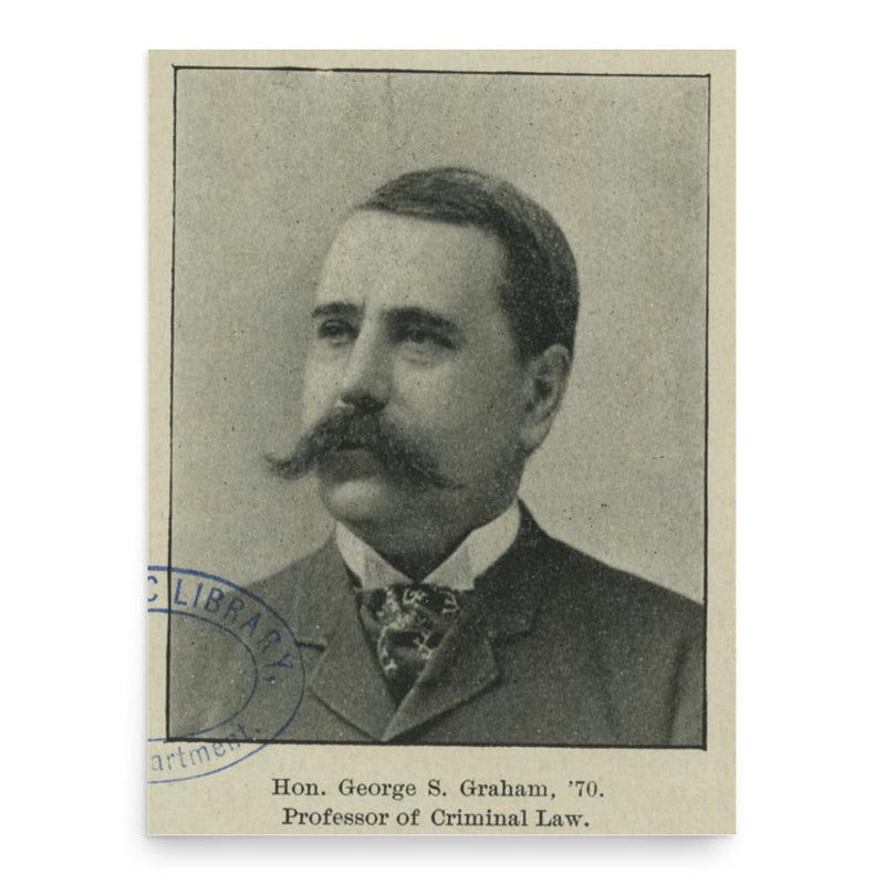 George Scott Graham poster print, in size 18x24 inches.