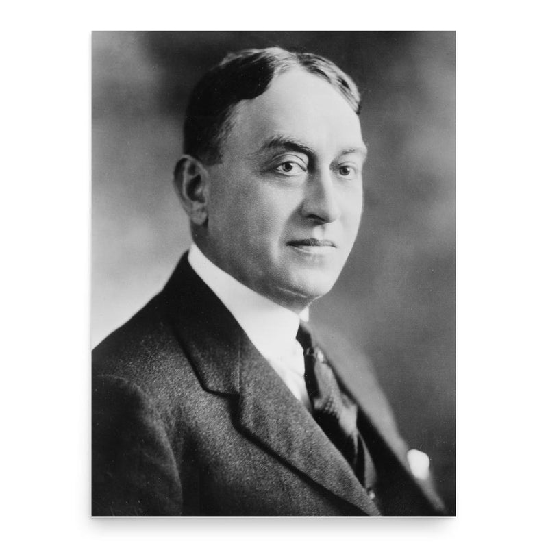 George Sebastian Silzer poster print, in size 18x24 inches.