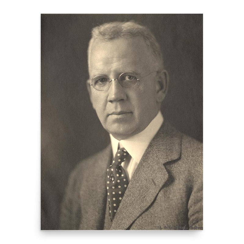 George Sellery poster print, in size 18x24 inches.