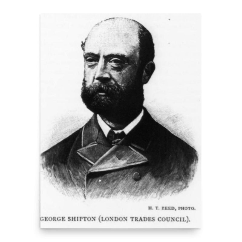 George Shipton poster print, in size 18x24 inches.