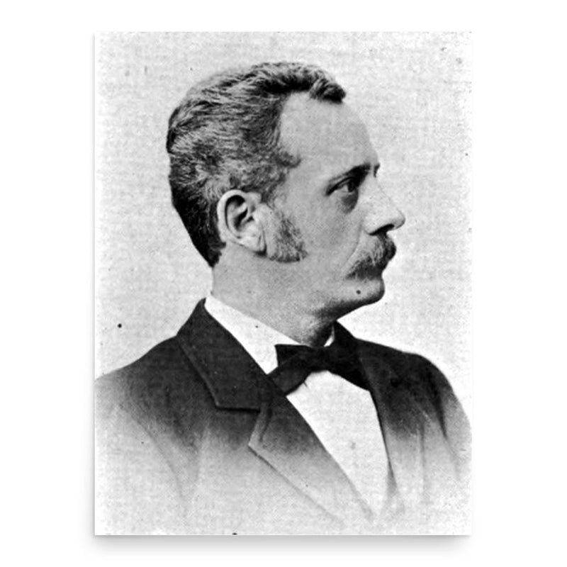 George Silas Peters poster print, in size 18x24 inches.