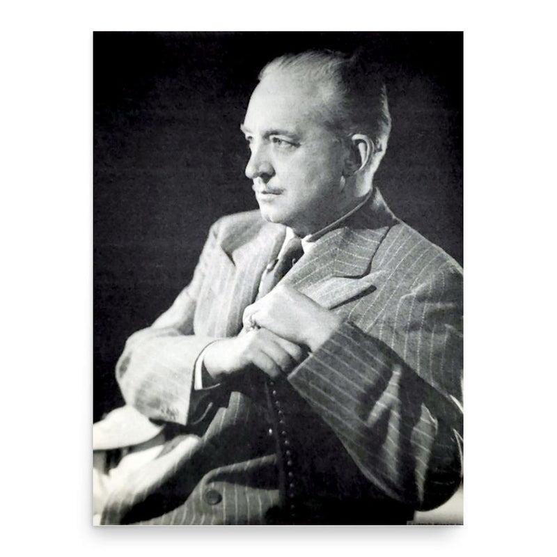 George Somnes poster print, in size 18x24 inches.