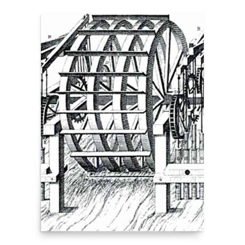 George Sorocold poster print, in size 18x24 inches.