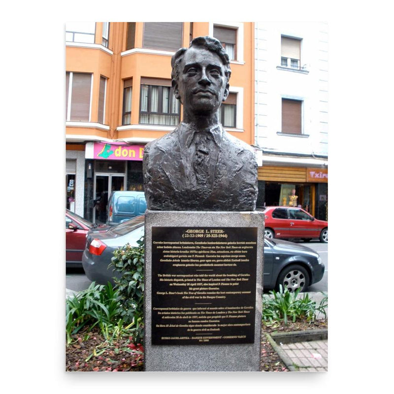 George Steer poster print, in size 18x24 inches.