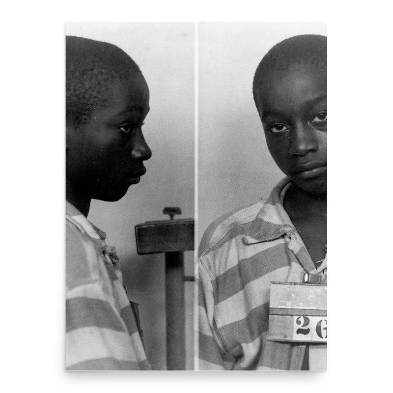 George Stinney poster print, in size 18x24 inches.