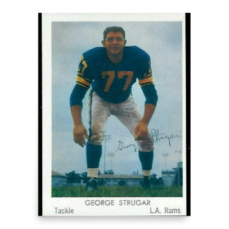 George Strugar poster print, in size 18x24 inches.