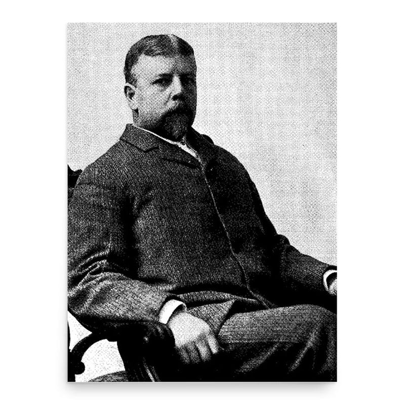 George Sumner Huntington poster print, in size 18x24 inches.