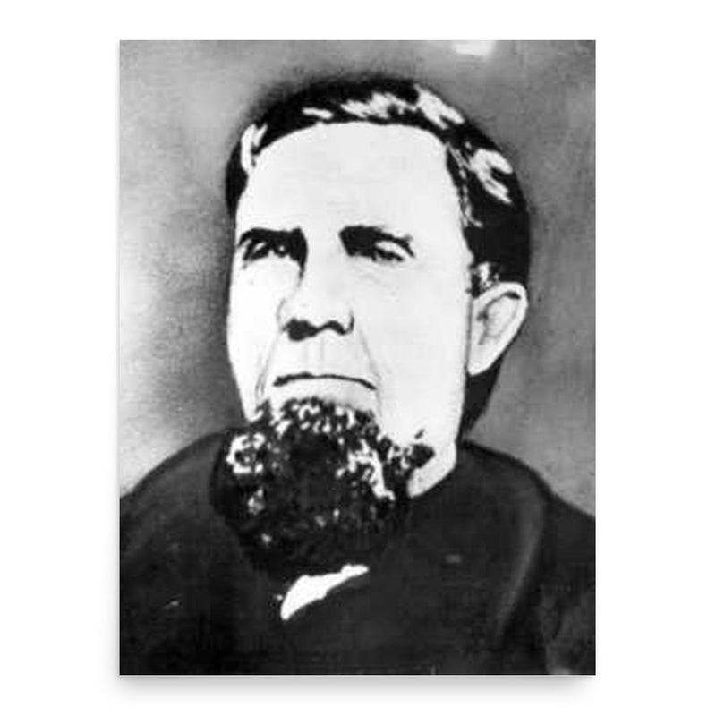 George Taliaferro Ward poster print, in size 18x24 inches.