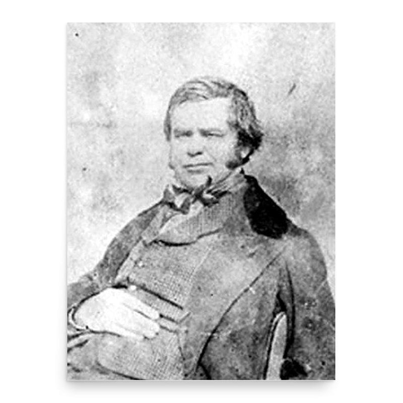 George Thomas Clark poster print, in size 18x24 inches.