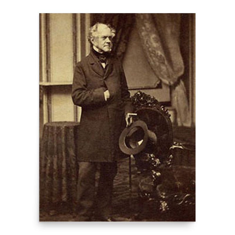 George Ticknor poster print, in size 18x24 inches.