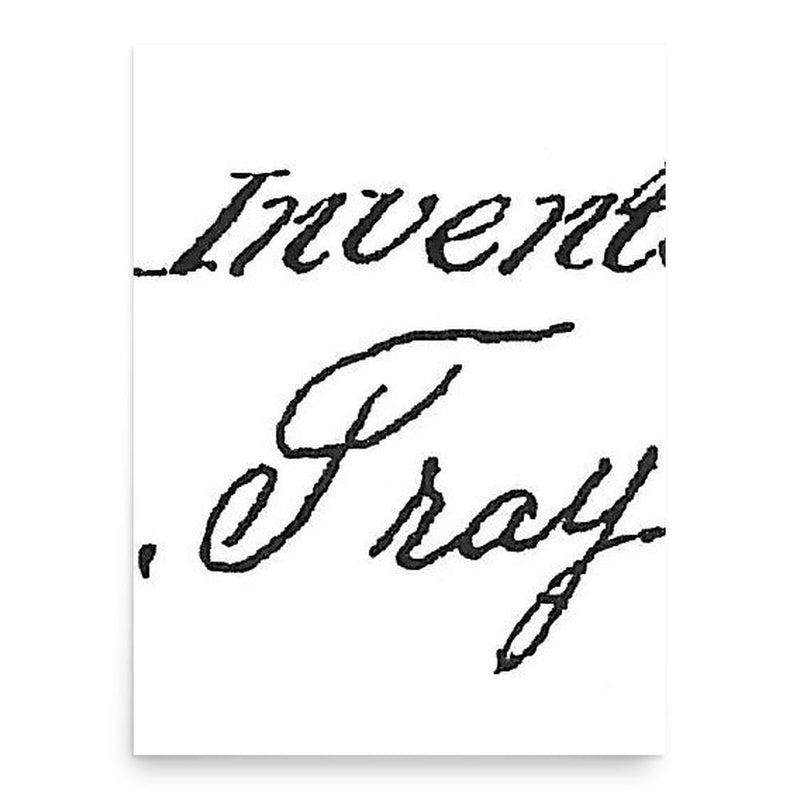 George Trayser poster print, in size 18x24 inches.