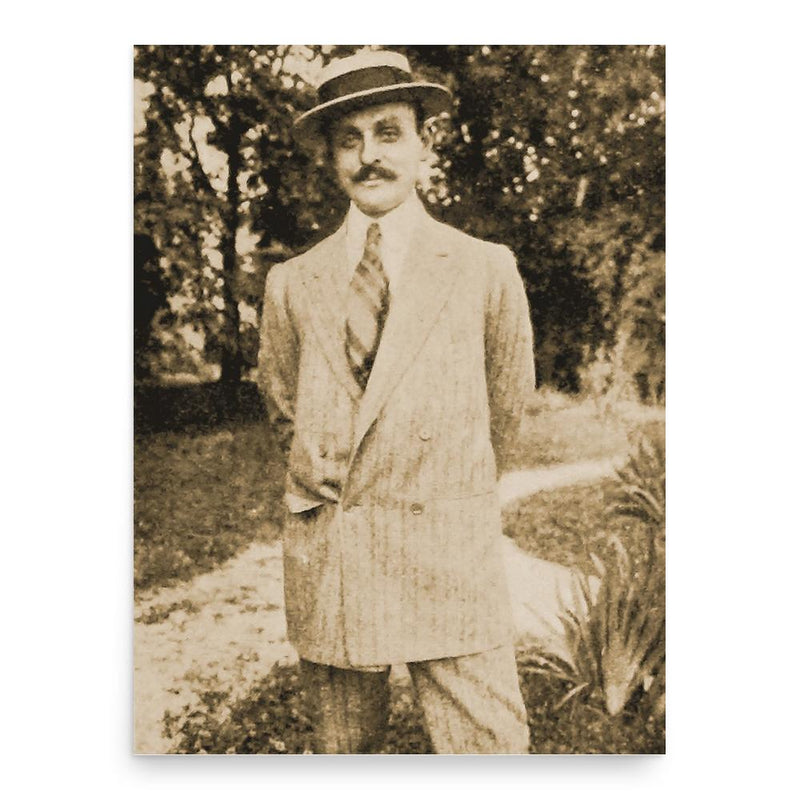 George Valentin Bibescu poster print, in size 18x24 inches.