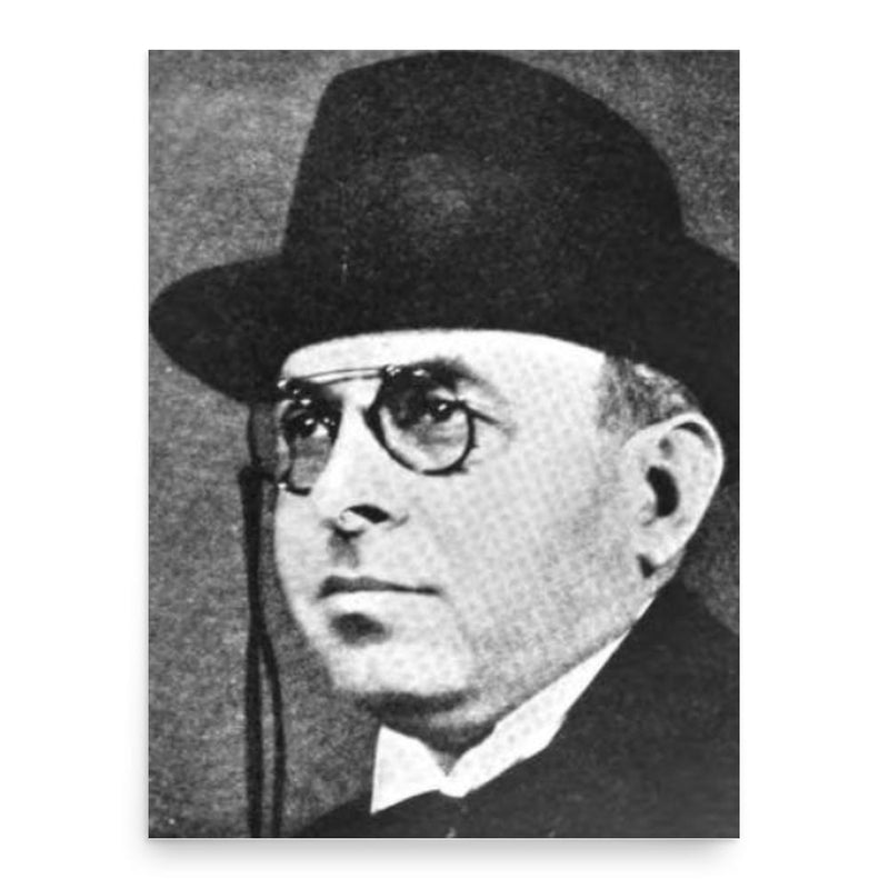 George Valiantine poster print, in size 18x24 inches.