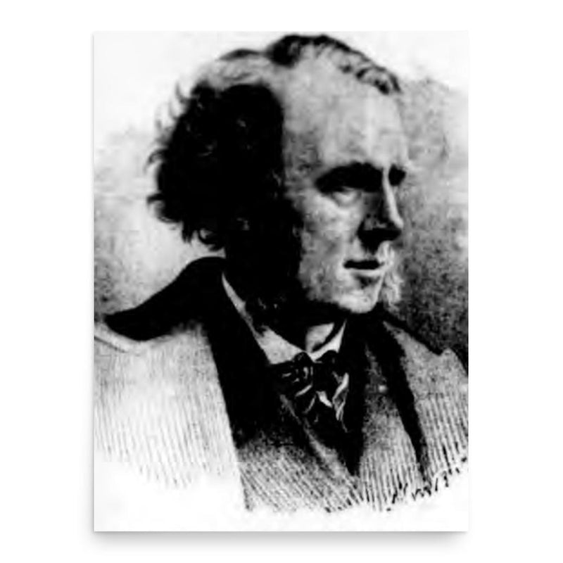 George Vandenhoff poster print, in size 18x24 inches.