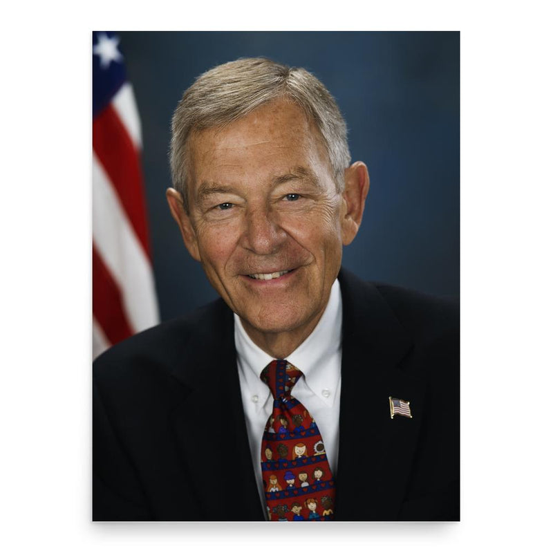 George Voinovich poster print, in size 18x24 inches.
