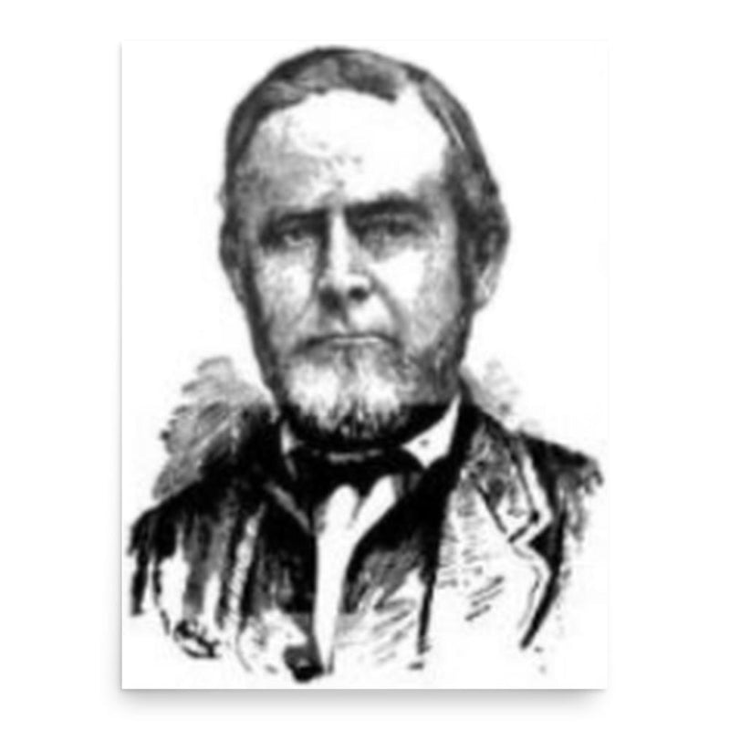 George Washington Brooks poster print, in size 18x24 inches.