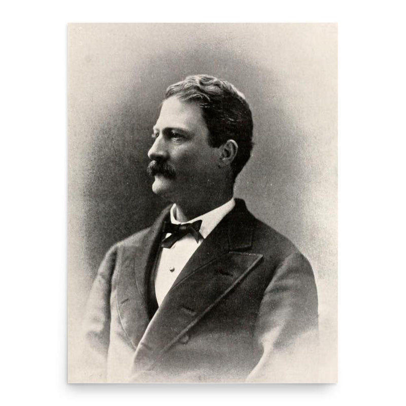 George Washington Custis Lee poster print, in size 18x24 inches.