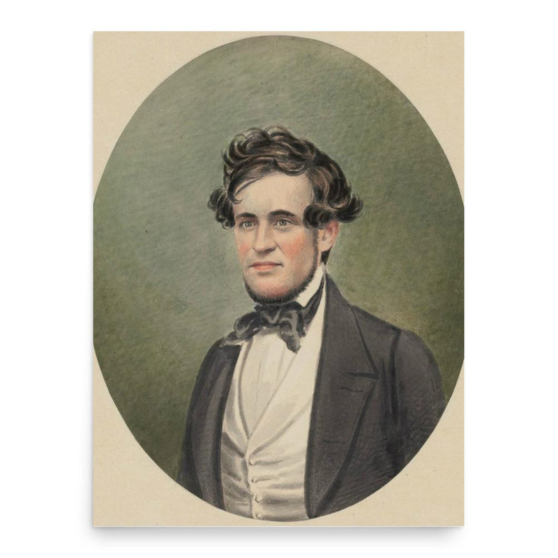 George Washington Dixon poster print, in size 18x24 inches.