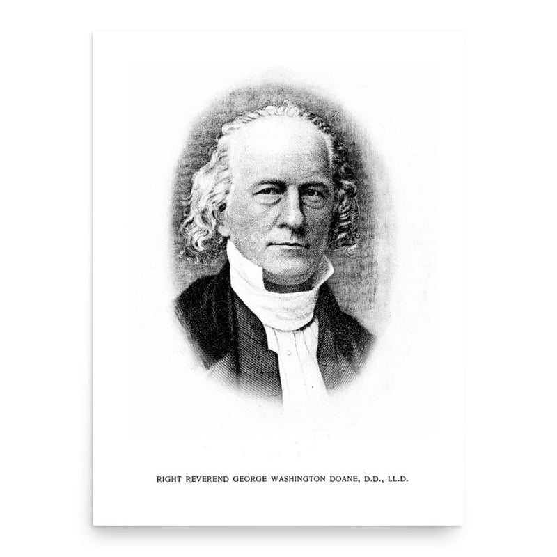 George Washington Doane poster print, in size 18x24 inches.