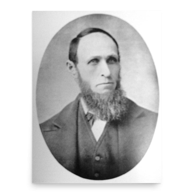 George Washington Shaver poster print, in size 18x24 inches.