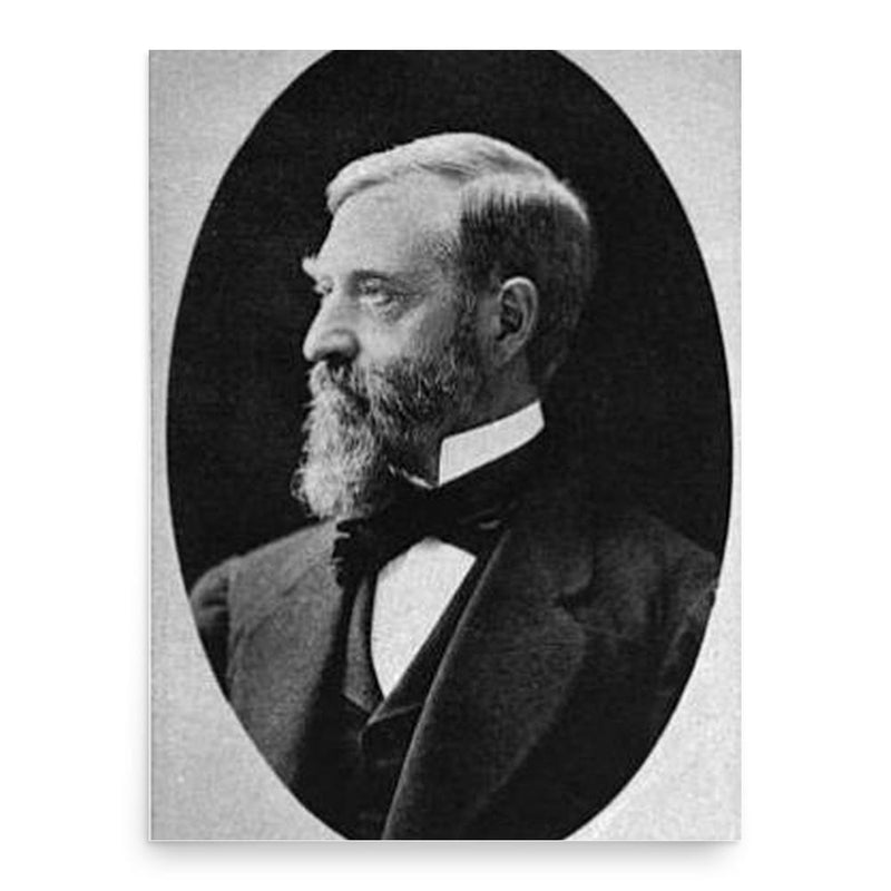 George Washington Warren poster print, in size 18x24 inches.