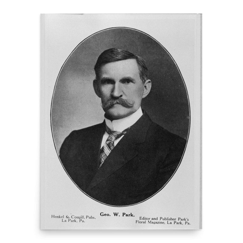 George Watt Park poster print, in size 18x24 inches.