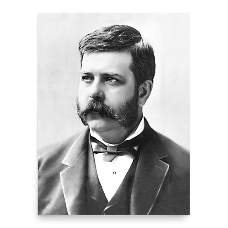George Westinghouse poster print, in size 18x24 inches.