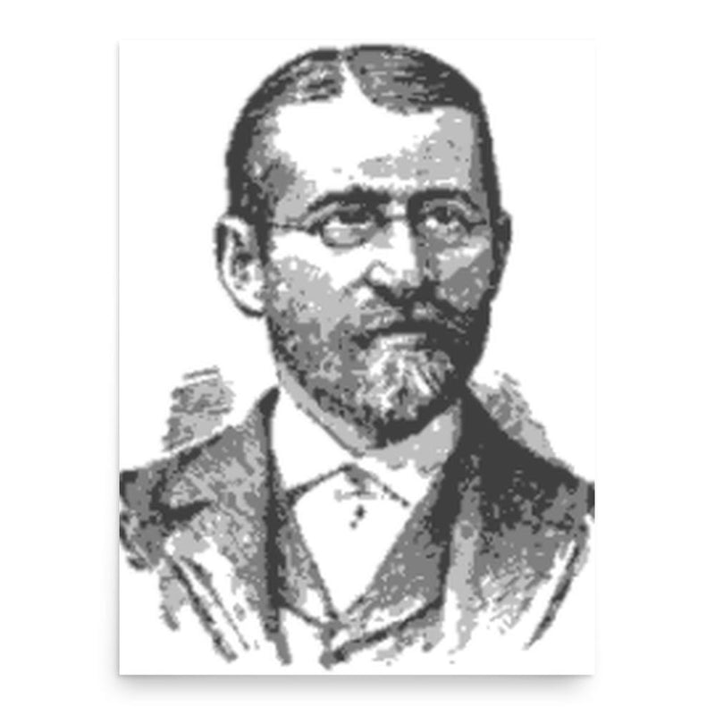 George Whiting poster print, in size 18x24 inches.