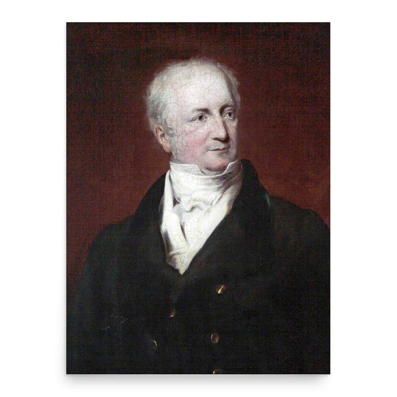 George Wilbraham poster print, in size 18x24 inches.