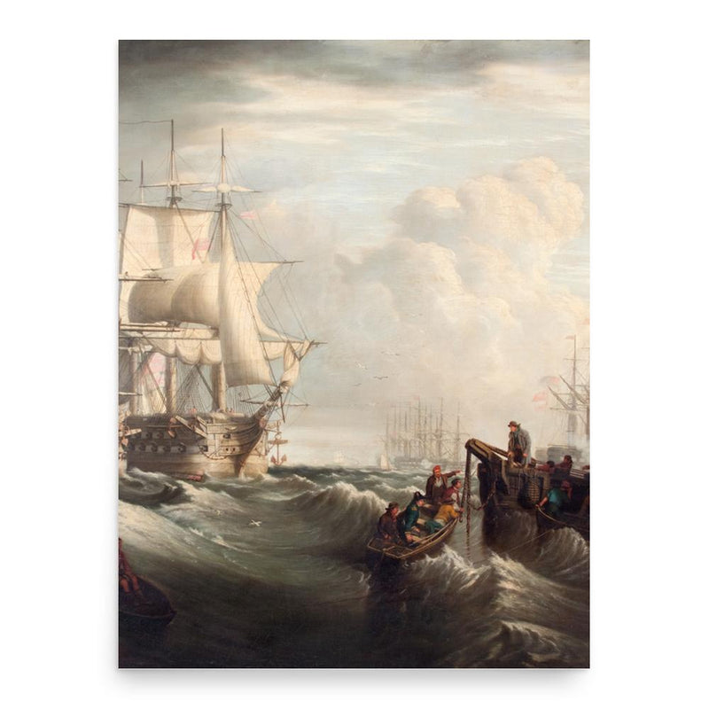 George William Mote poster print, in size 18x24 inches.