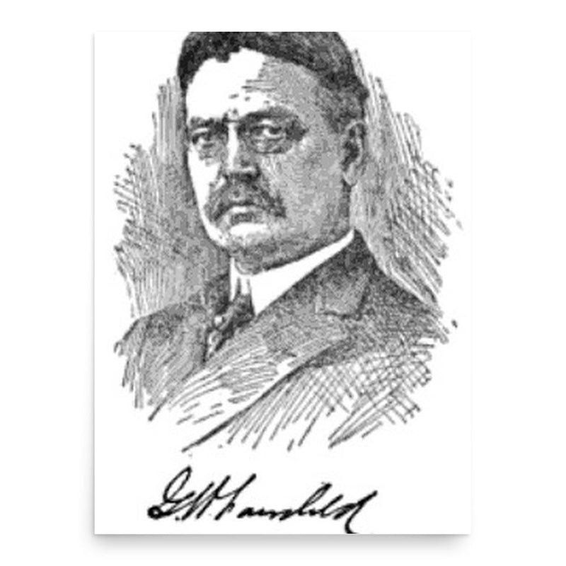 George Winthrop Fairchild poster print, in size 18x24 inches.