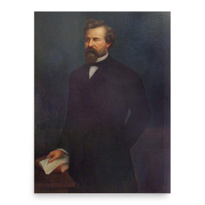 George Wythe McCook poster print, in size 18x24 inches.