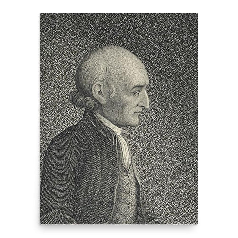 George Wythe poster print, in size 18x24 inches.
