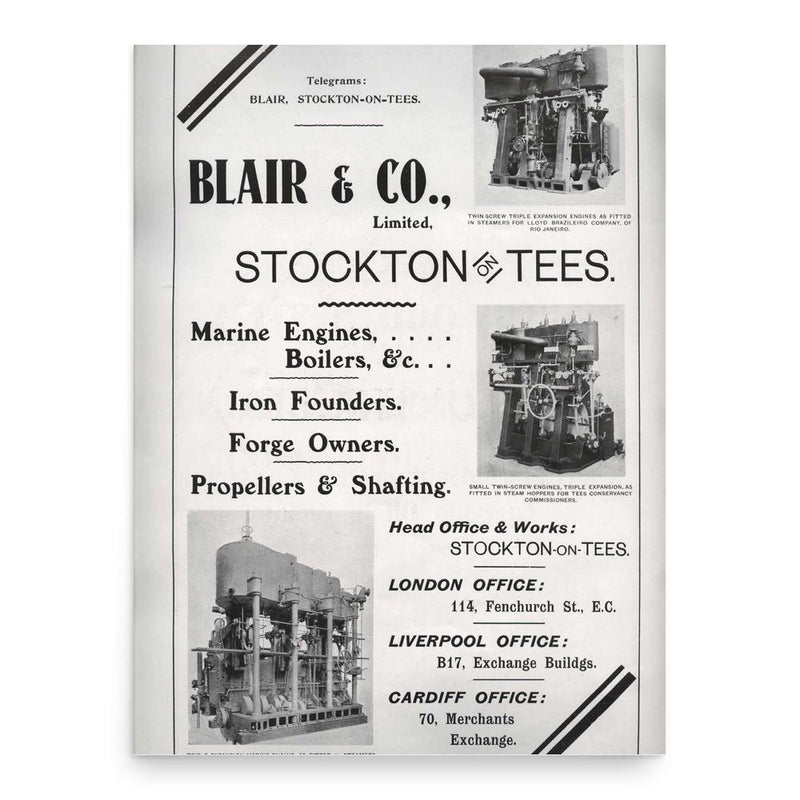 George Young Blair poster print, in size 18x24 inches.