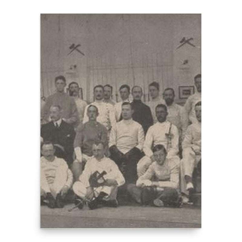 George van Rossem poster print, in size 18x24 inches.