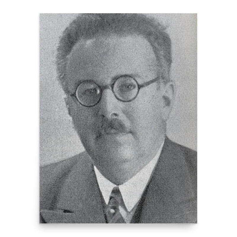 George van den Bergh poster print, in size 18x24 inches.