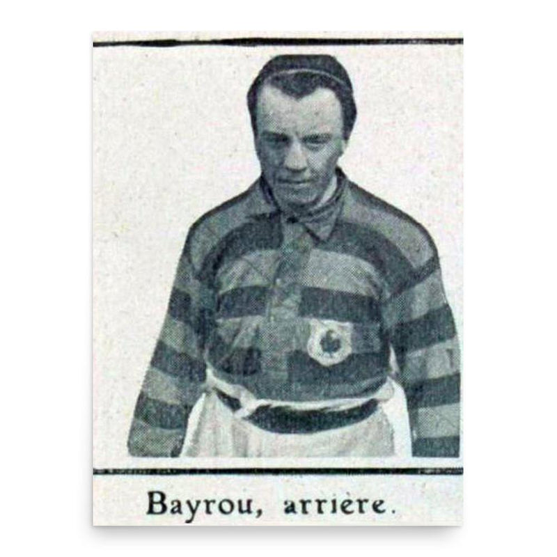 Georges Bayrou poster print, in size 18x24 inches.