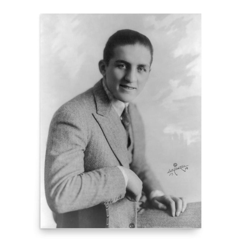 Georges Carpentier poster print, in size 18x24 inches.