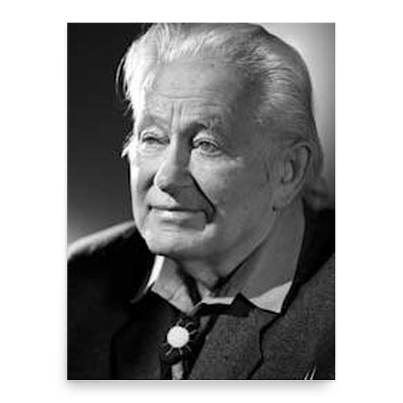 Georges Charpak poster print, in size 18x24 inches.