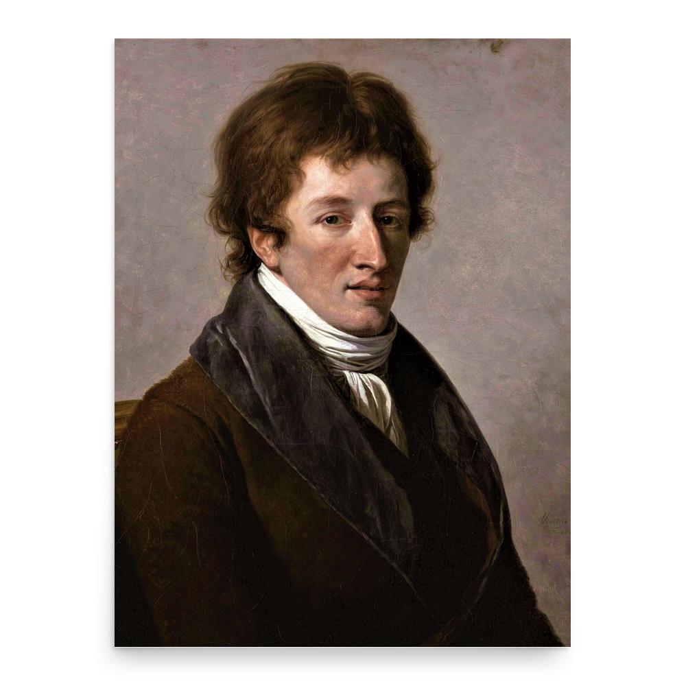 Georges Cuvier poster print, in size 18x24 inches.