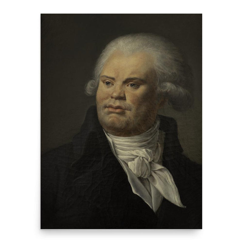 Georges Danton poster print, in size 18x24 inches.