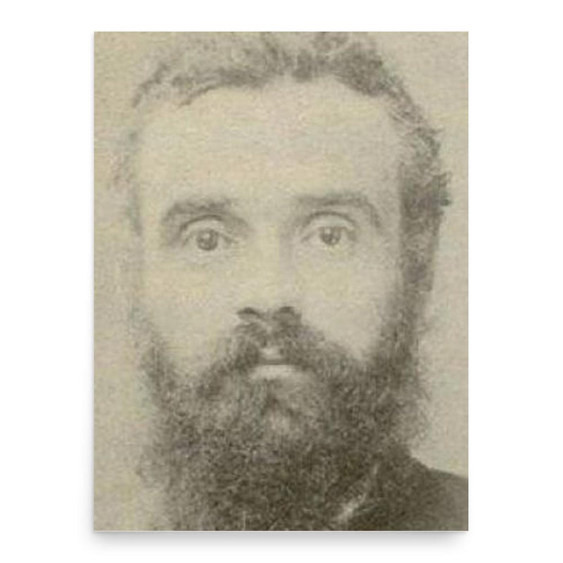 Georges Darien poster print, in size 18x24 inches.