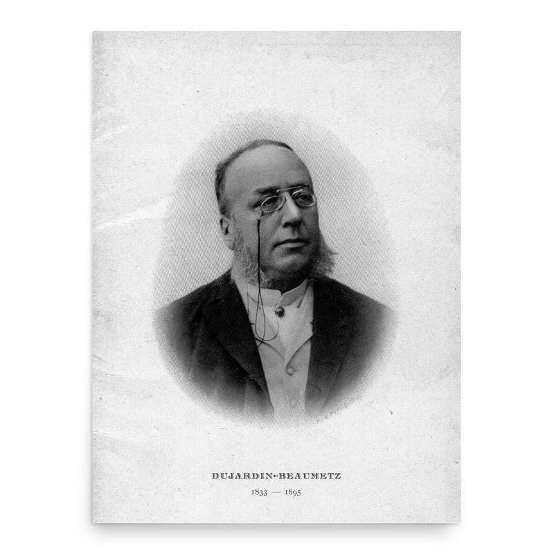 Georges Dujardin-Beaumetz poster print, in size 18x24 inches.