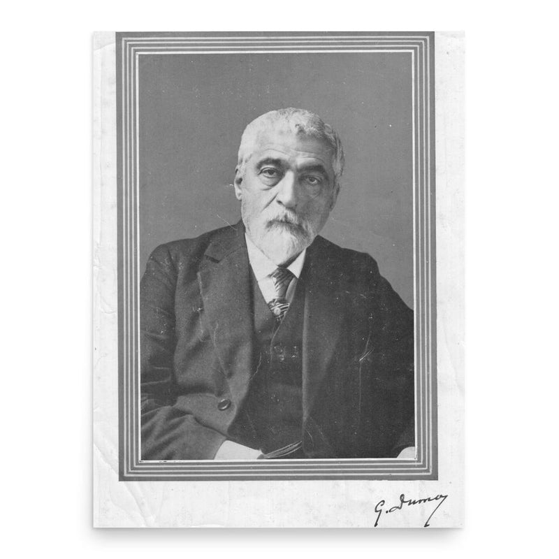 Georges Dumas poster print, in size 18x24 inches.