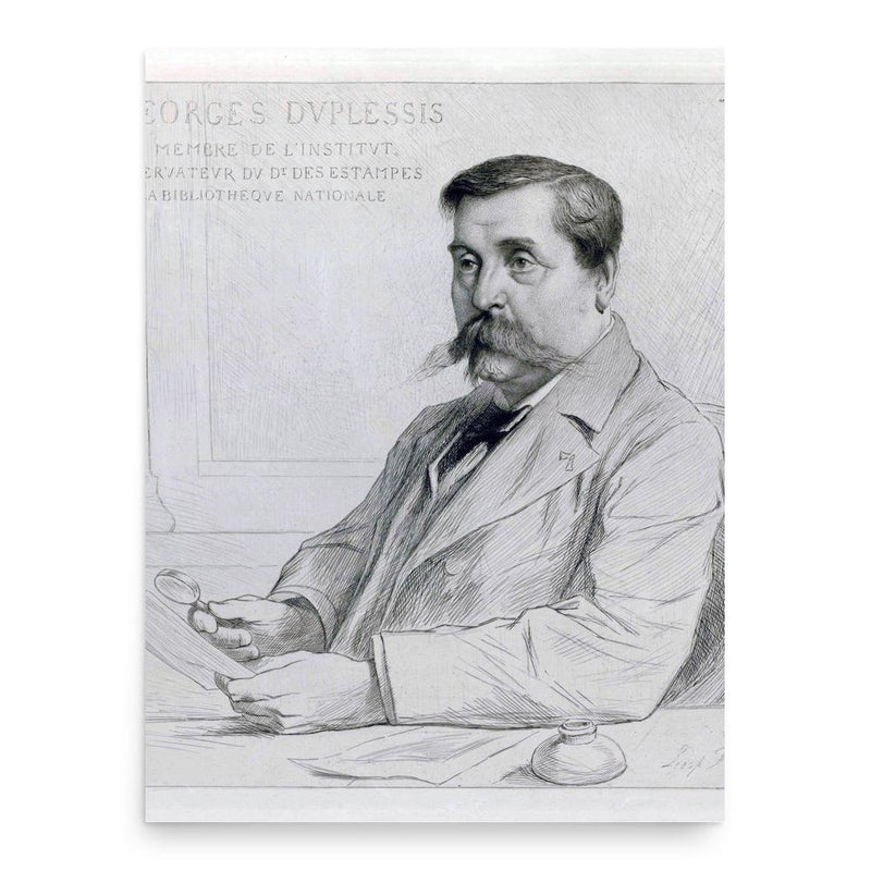 Georges Duplessis poster print, in size 18x24 inches.