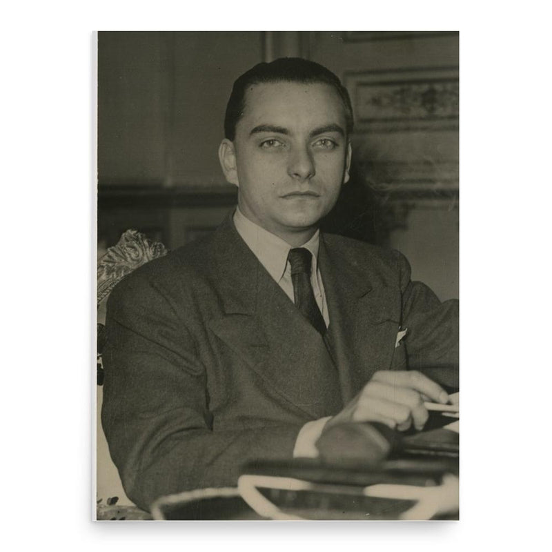 Georges Gorse poster print, in size 18x24 inches.