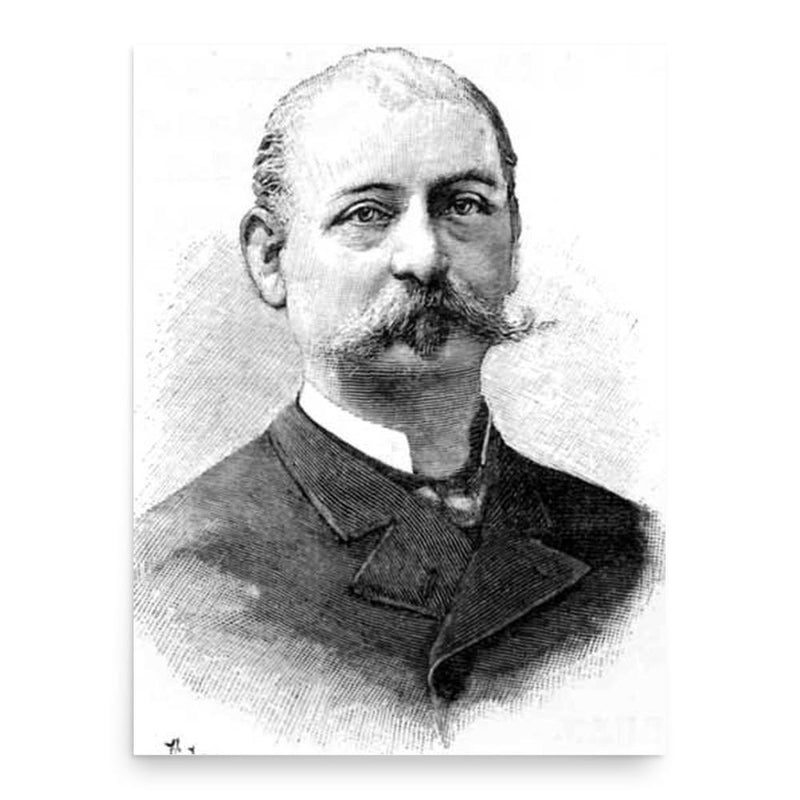 Georges Henri Halphen poster print, in size 18x24 inches.