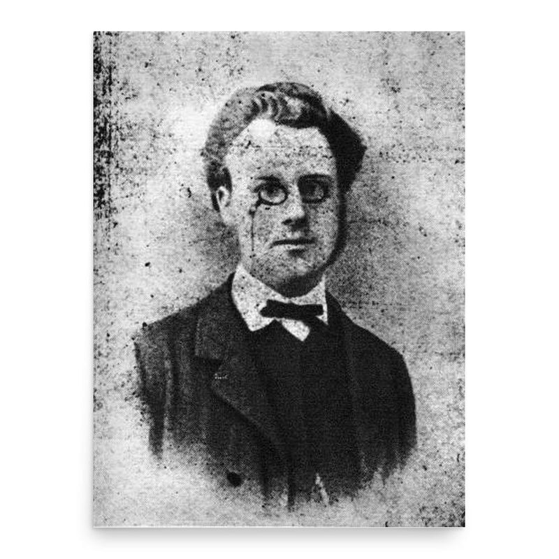 Georges Izambard poster print, in size 18x24 inches.